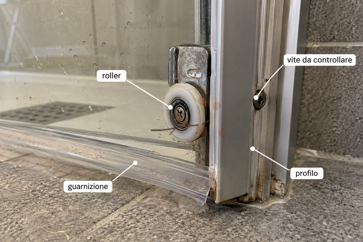 Foto illustrativa con difetto: Vetro e sicurezza