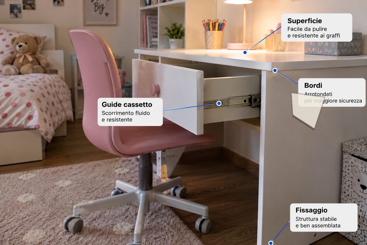 Foto illustrativa con difetto: Piano di lavoro